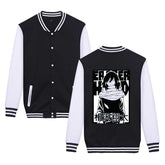 Casual Anime Graphic Printed Loose Hoodie Coat