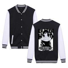 Unisex Anime Printed Loose Zipper Hoodie