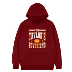 Women's Taylor's Boyfriend Print Loose Hoodie