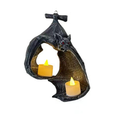 Gothic Bat Candle Holder