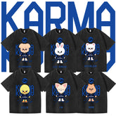 Vintage Kpop Karma Short Sleeve Washed Tee