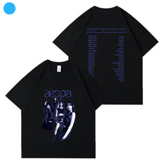 æ Tour Graphic Printed Short-sleeved T-shirt