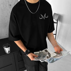 Men's Cool Anime Print Cotton T-Shirt