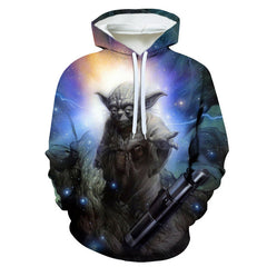 Unisex Comic Digital Print Casual Loose Hoodie