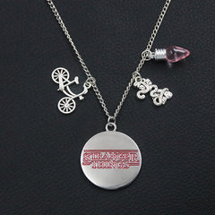 Trendy Tv Letter Pendant Necklace
