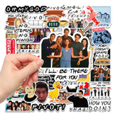 50 Friends Waterproof Stickers