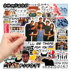 50 Friends Waterproof Stickers
