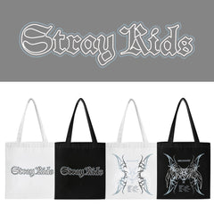 Kpop Logo Tote Zipper Shoulder Bag