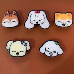 Cartoon Mobile Phone Airbag Retractable Bracket