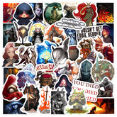 50 Pcs Game Graffiti Stickers