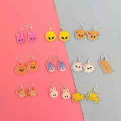 SKZ Cartoon Stud Earrings