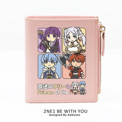Anime Short Zipper Wallet