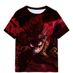 Anime Short Sleeve Digital Print T-Shirt