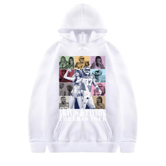 Unisex Taylor Graphic Print Pullover Loose Hoodie