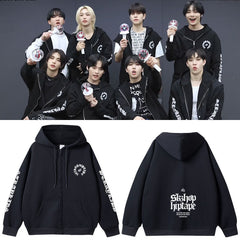 SKZ HOP Zipper Cardigan Hooded Jacket