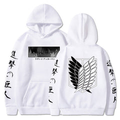 Levi Ackerman Print Pullover Hoodie