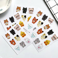 KPOP Cartoon Transparent Waterproof Stickers
