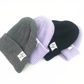 Trendy Wool Knitted Pullover Hat