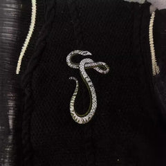 Women's Snake Single-breasted Cardigan Sweater