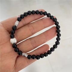 Jung Kook Black Agate Bracelet