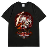 Unisex Luffy Cotton Short Sleeve T-shirt