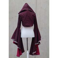 Solid Color Medium Long Shawl Cape