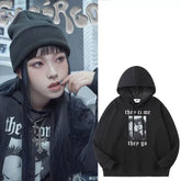 KYUJIN Graphic Cotton Pullover Hoodie