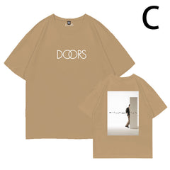 KPOP DOORS Printed Short-sleeved T-shirt