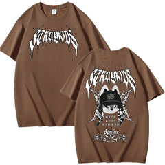 Wolf Chan Print Summer Short Sleeve T-Shirt