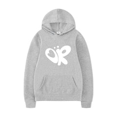 Unisex OR Logo Print Casual Loose Hoodie