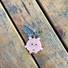 KPOP Acrylic Interlayer Cartoon Keychain Pendant