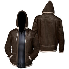 Game Cosplay Digital Print Hooded Jacket