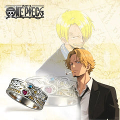 Retro Shanks SANJI Logo Ring