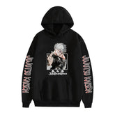 Casual Anime Gojo Printed Pullover Hoodie