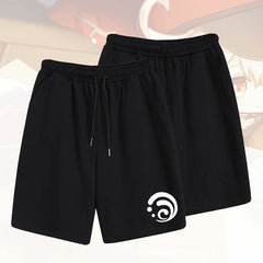 Unisex Cartoon Casual Summer Loose Sports Shorts