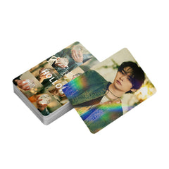 124PCS SKZ Hollow Laser Photo Cards Stickers