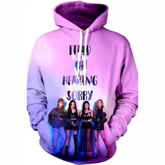 Leisure Kpop Digital Print Loose Hoodie
