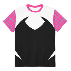 Unisex Spider Digital Print Short-sleeved Tee Shorts