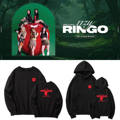 KPOP Album RINGO Graphic Pullover Hoodie Top