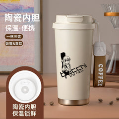 Anime Logo Coffee Thermos Cup