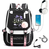 Soft Is Strong Logo Printed Backpack