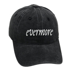 Vintage Washed Evermore Embroidery Baseball Cap