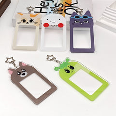 KPOP Cartoon Card Storage Pendant