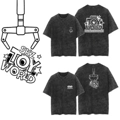 SKZ TOY WORLD Wash Short-sleeved T-shirt