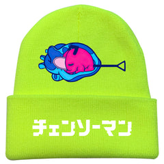 Anime Print Knitted Warm Hat