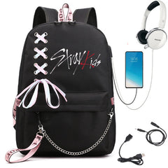 SKZ Large Capacity Backpack Schoolbag