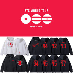 BANGTAN Tour ARIRANG Zipper Hoodie Jacket