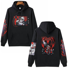Men's Anime Pattern Printed Hoodie