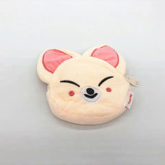 Kpop Cartoon Plush Wallet Change Bag