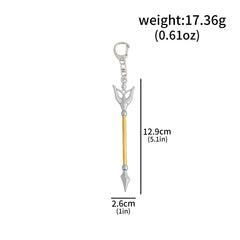 Frieren Weapon Model Keychain Pendant